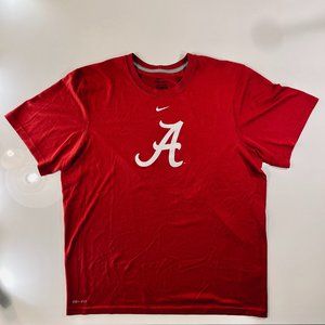 NIKE DRI - FIT Alabama Crimson Tide Athletic T Shirt